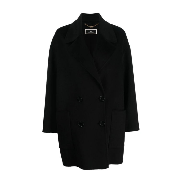 Single-Breasted Coats Elisabetta Franchi