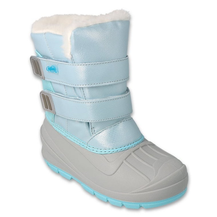 Befado obuwie dziecięce śniegowiec 160Y020 niebieskie