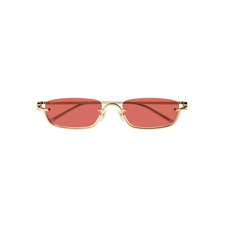 Czerwone okulary przeciwsłoneczne - Stylowe i funkcjonalne Gucci