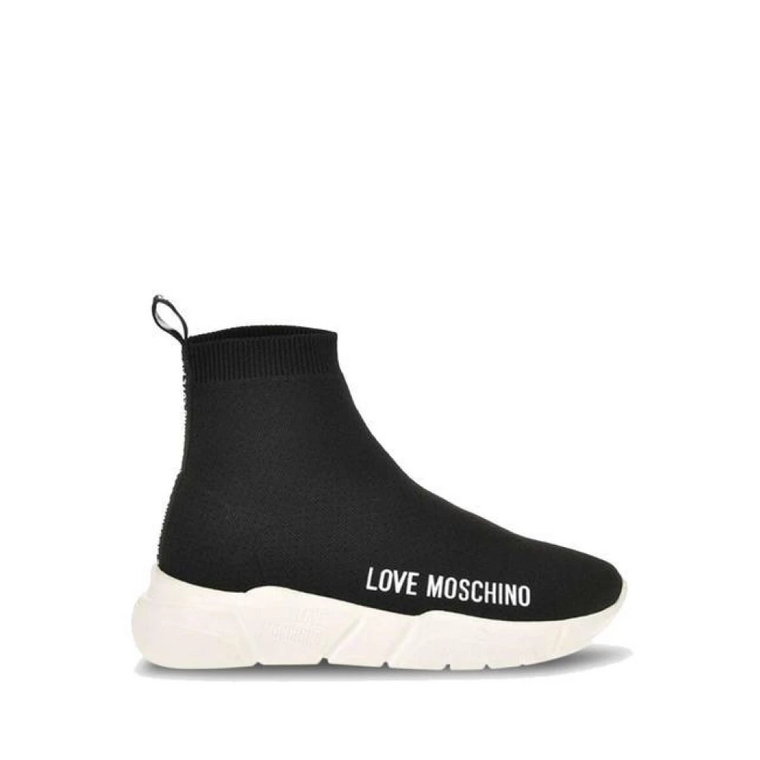 Love Sneaker Buty do biegania w skarpetce Moschino