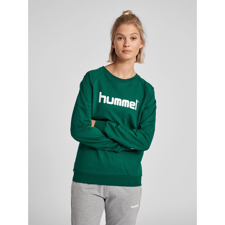 Bluza do piłki ręcznej damska Hummel Go Cotton Logo Sweatshirt Woman