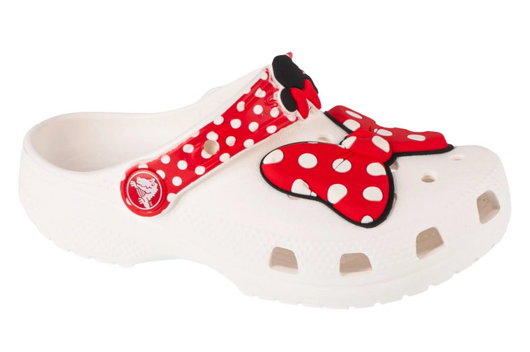 Crocs Classic Disney Minnie Mouse Clog 208710-119, Dla dziewczynki, Białe, klapki, syntetyk, rozmiar: 20/21