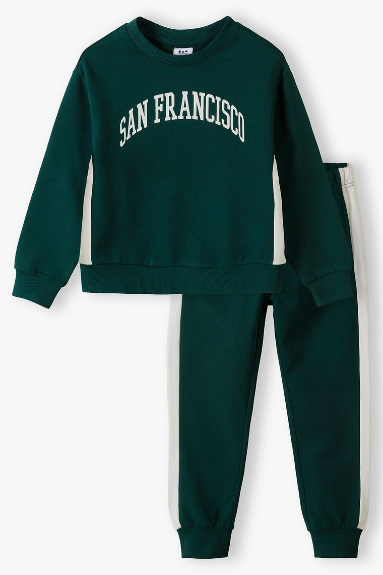 Zielony dresowy komplet San Francisco - unisex - Limited Edition