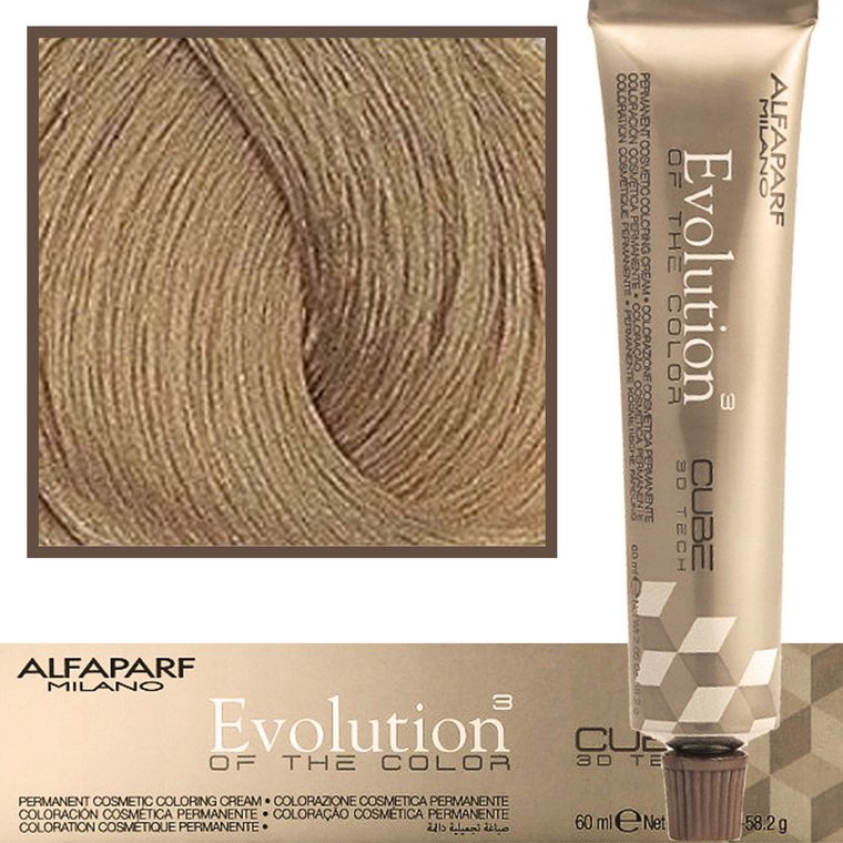 Alfaparf, Evolution of The Color, farba do włosów 9,13 Bardzo Jasny Złocisty Popielaty Blond, 60 ml