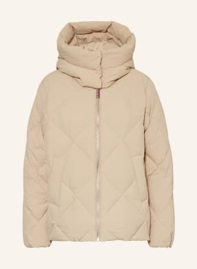 Tommy Hilfiger Kurtka Puchowa Z Odpinanym Kapturem beige