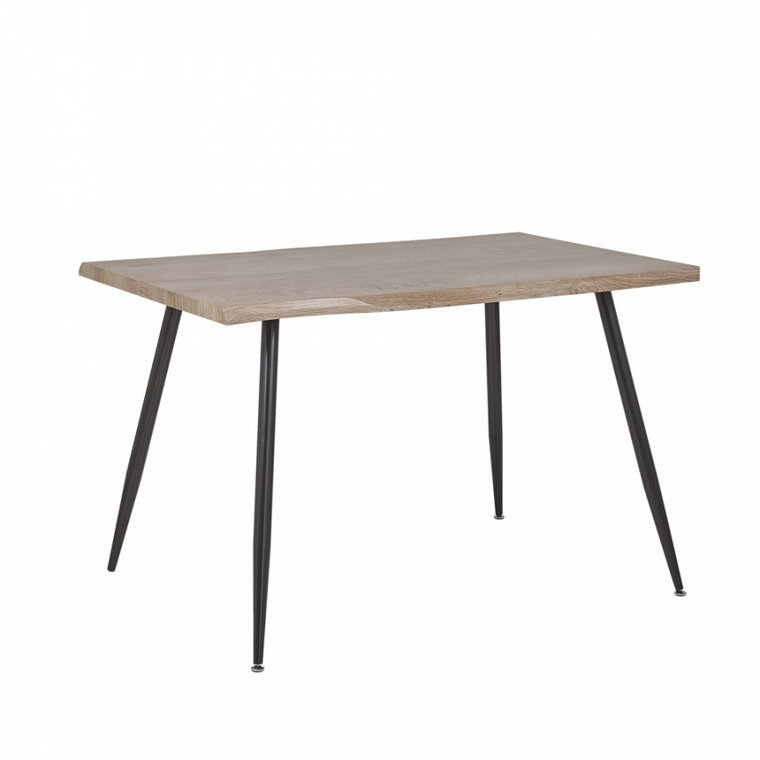 Stół do jadalni 120 x 80 cm jasne drewno z czarnym LUTON kod: 4251682243520