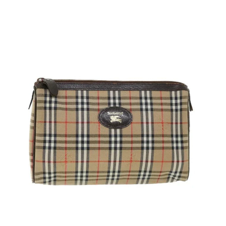 Pre-owned Canvas clutches Burberry Vintage