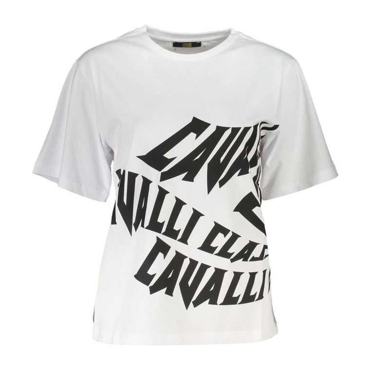 Koszulka z nadrukiem logo Cavalli Class