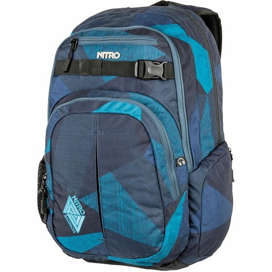 NITRO Daypack Chase Backpack 51 cm przegroda na laptopa fragments blue