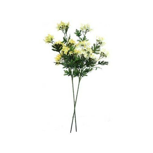Sztuczna chryzantema drobnokwiatowa, wys. 75 cm, zestaw 2 szt.