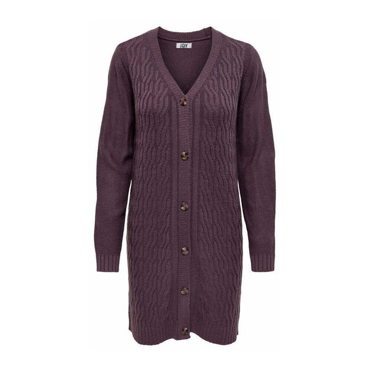 Jacqueline de Yong Purple Women Cardigan Jacqueline de Yong