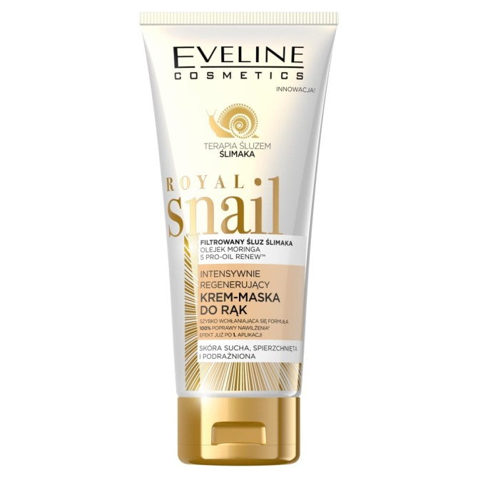 Eveline Cosmetics Royal Snail intensywnie regenerujący krem-maska do rąk 100ml