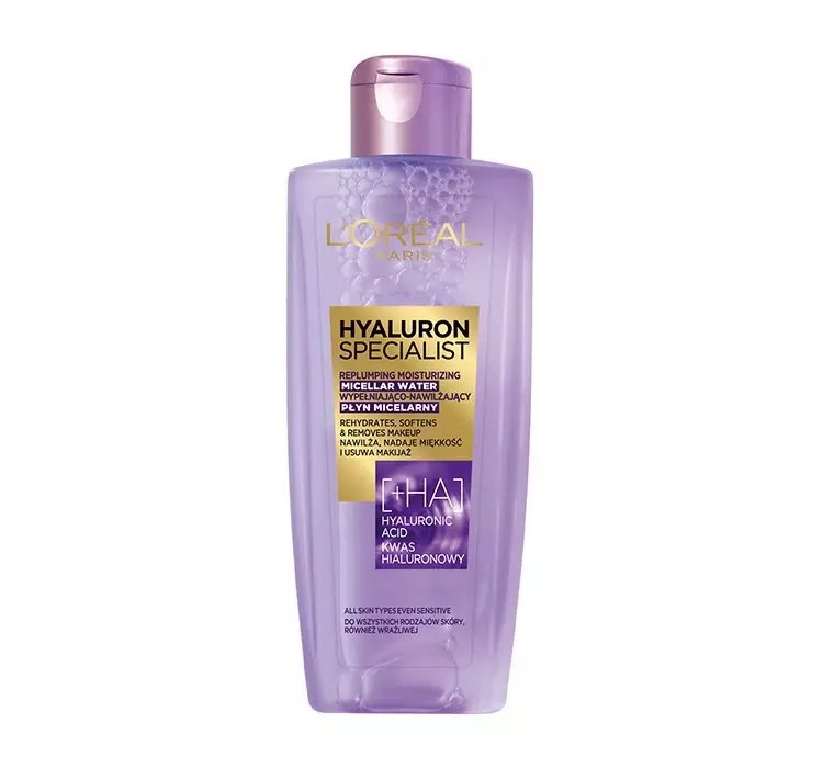 LOREAL HYALURON SPECIALIST WYPEŁNIAJĄCO-NAWILŻAJĄCY PŁYN MICELARNY 200ML