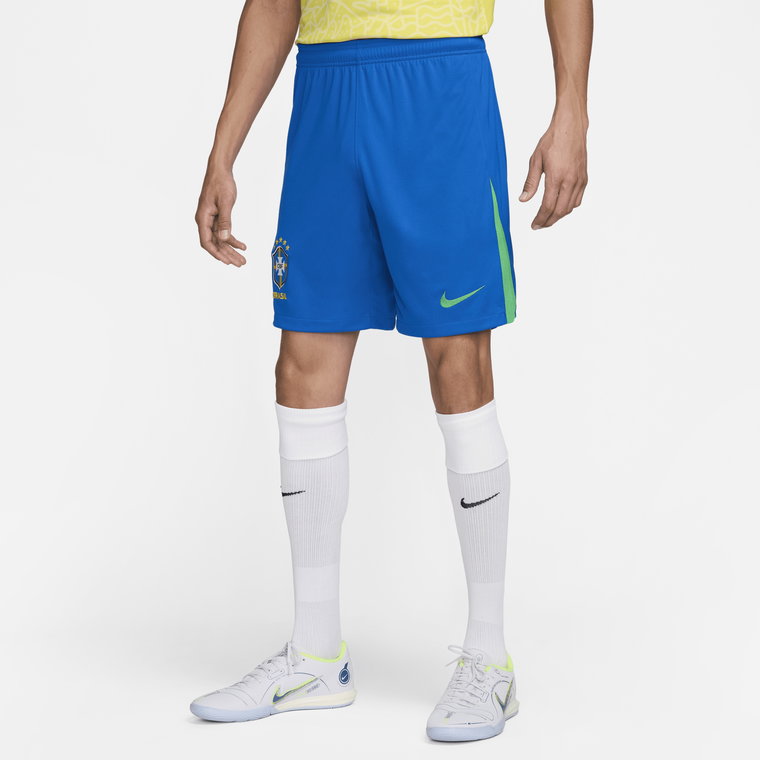 Męskie spodenki piłkarskie Nike Dri-FIT Brazylia Stadium 2024 (wersja domowa)  replika - Niebieski