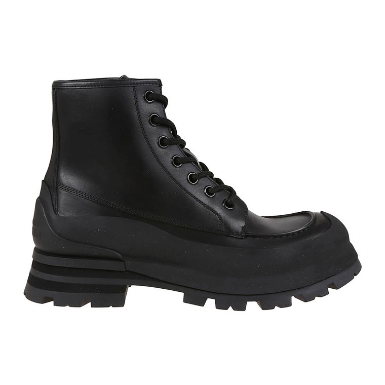 Czarna Podeszwa Tread.LE.S.Rub. Alexander McQueen