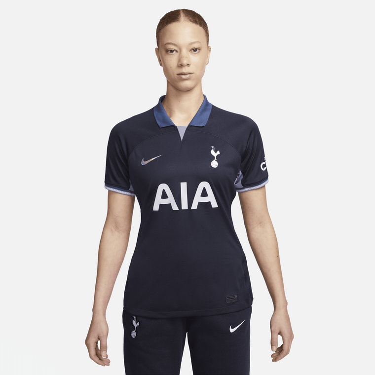 Damska koszulka piłkarska Nike Dri-FIT Tottenham Hotspur Stadium 2023/24 (wersja wyjazdowa) - Niebieski