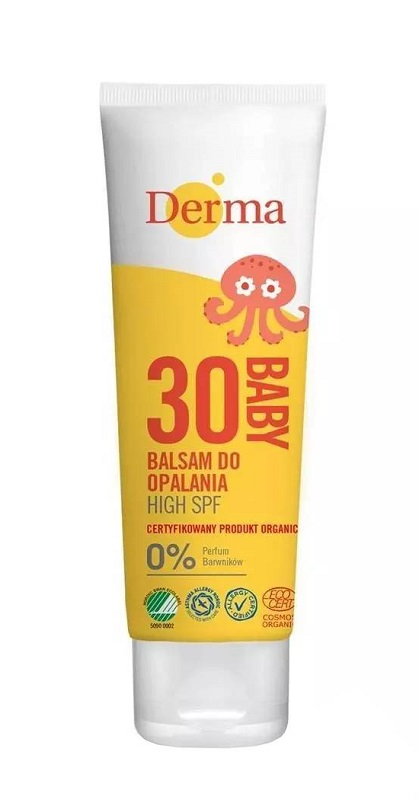 DERMA Eco Baby Balsam słoneczny dla dzieci SPF30 75ml   sezon 2019