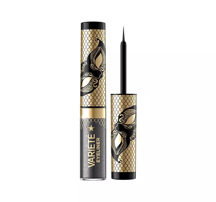 EVELINE VARIETE KOLOROWY EYELINER W KAŁAMARZU 04 SILVER DUST 4ML