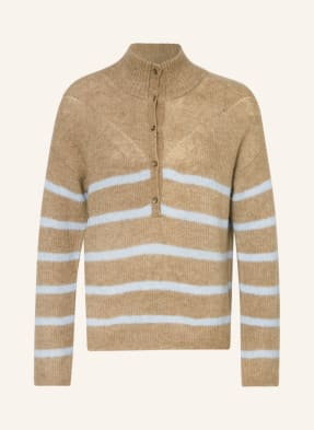 Mos Mosh Sweter Mmbryna Z Dodatkiem Alpaki beige