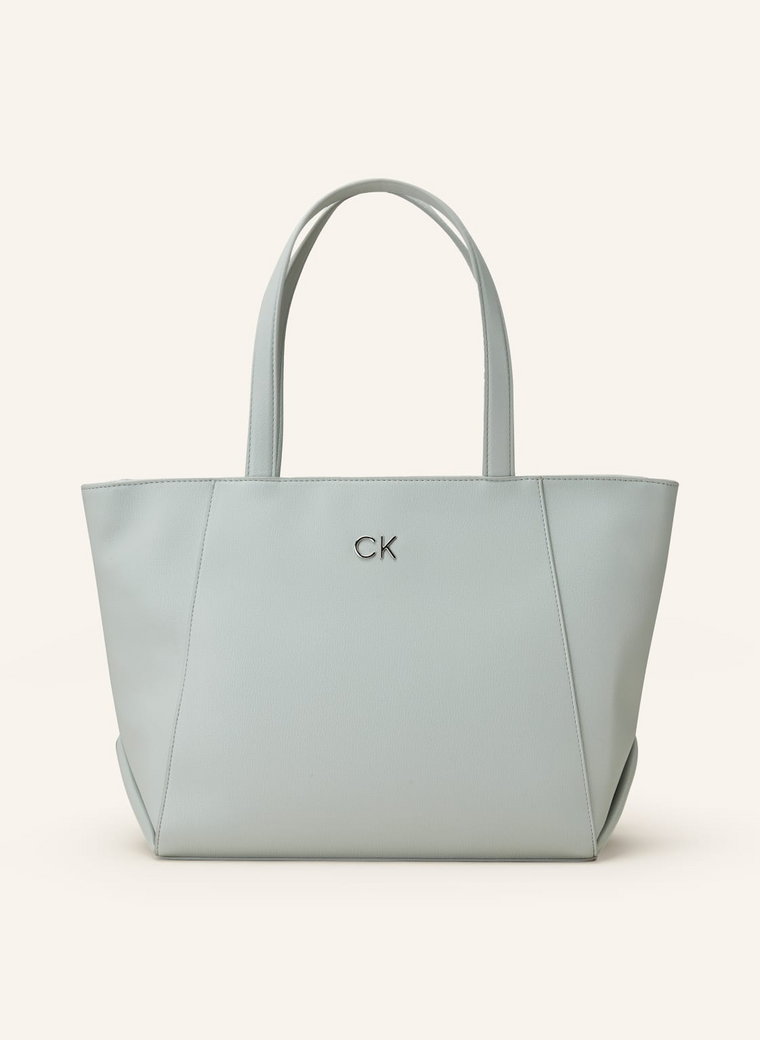 Calvin Klein Torba Shopper Medium Z Kieszenią Na Laptop blau