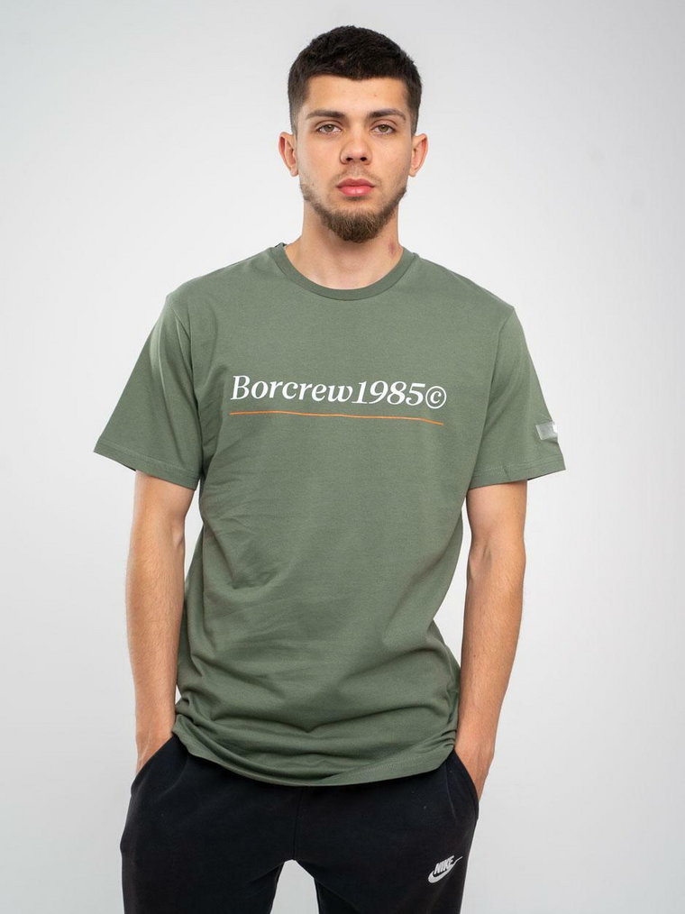 Koszulka T-Shirt BOR BORCREW 1985 Khaki