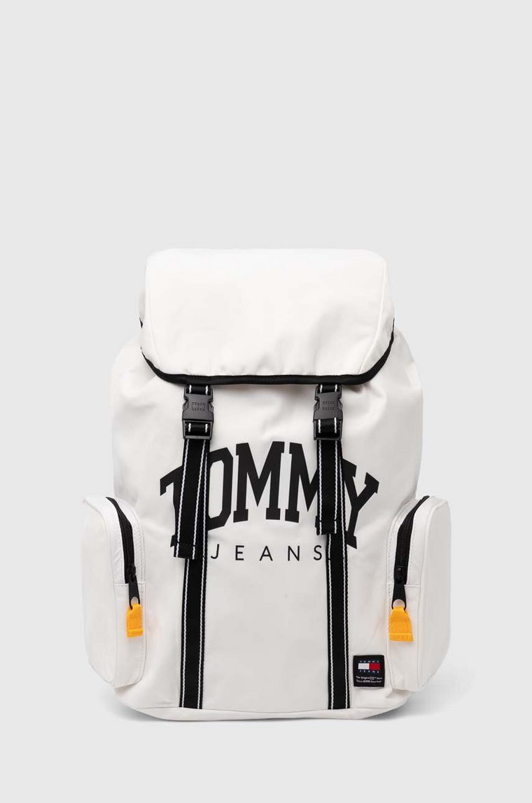 Tommy Jeans plecak męski kolor biały duży z nadrukiem AM0AM12130