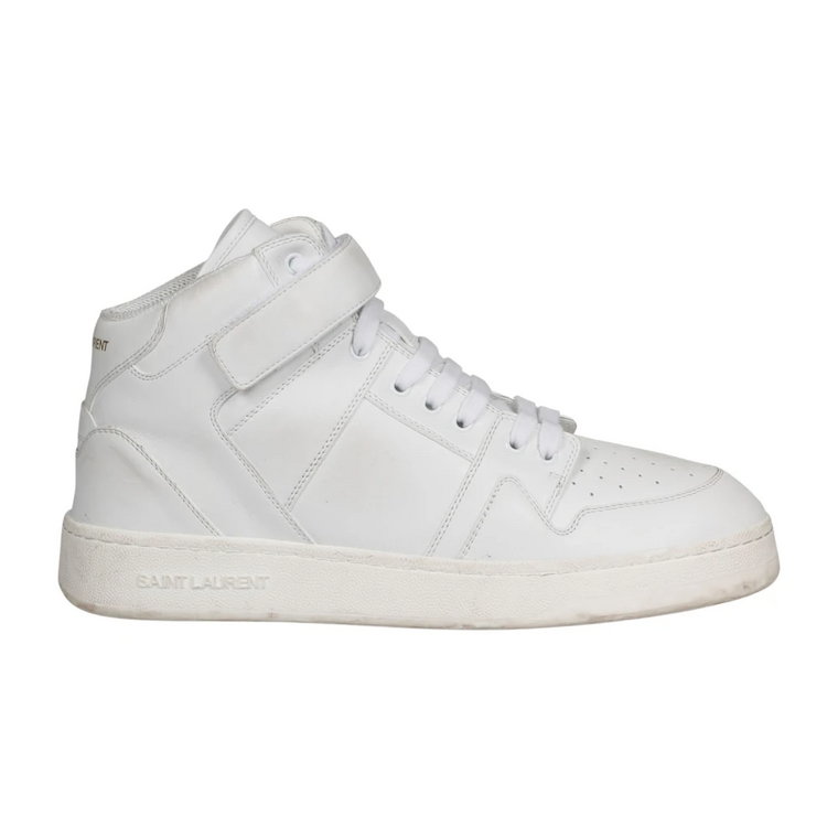 Zużyte Skórzane Lax Sneakers Saint Laurent