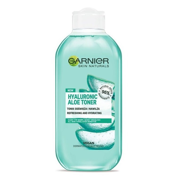 Garnier, Hyaluronic Aloe Toner, Tonik nawilżający do każdego typu skóry, 200 ml