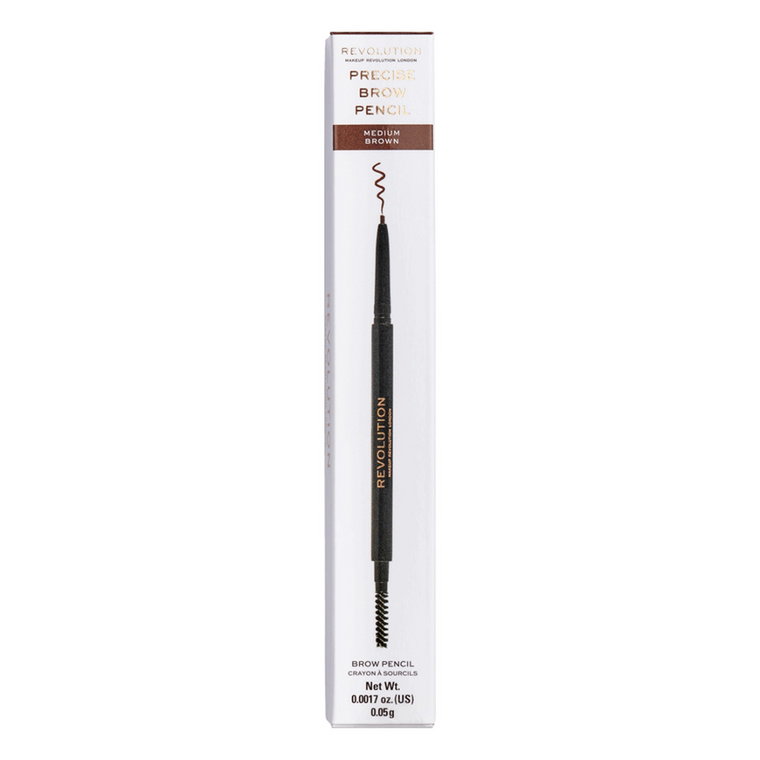 MAKEUP REVOLUTION Precise Brow Pencil Kredka do brwi Medium Brown 0,1g