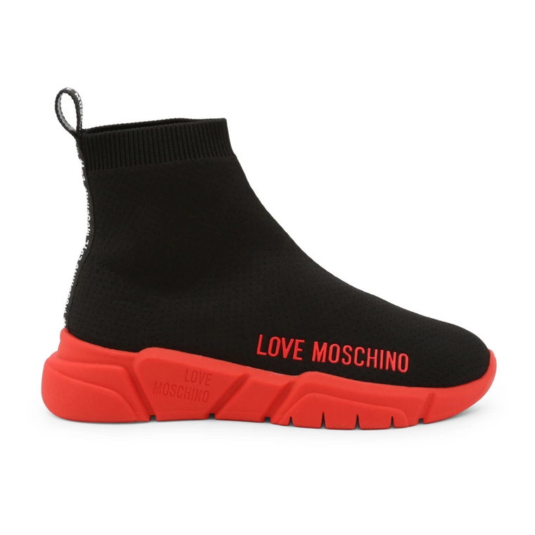 Jesienne/Zimowe Sneakersy Damskie - Styl Ja15343G1Fiz4 Love Moschino