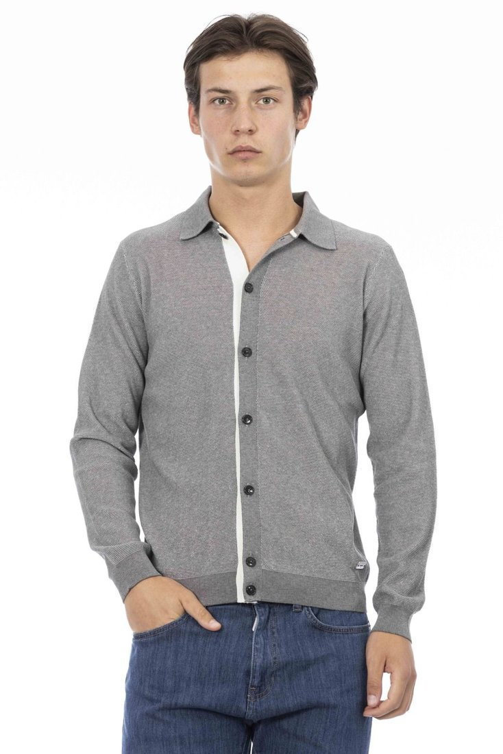 Swetry marki Baldinini Trend model 6057_ROVIGO kolor Szary. Odzież męska. Sezon: Cały rok