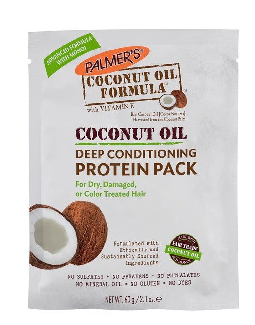 PALMERS COF Kuracja proteinowa do włosów na bazie olejku kokosowego 60g