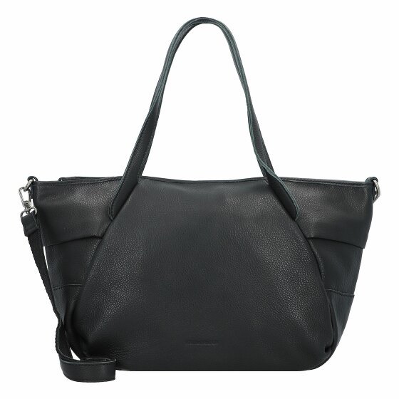 FredsBruder Leia Shopper Bag Skórzany 40 cm black