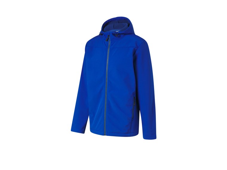 CRIVIT Kurtka termiczna softshell męska (XL (56/58), Niebieski)