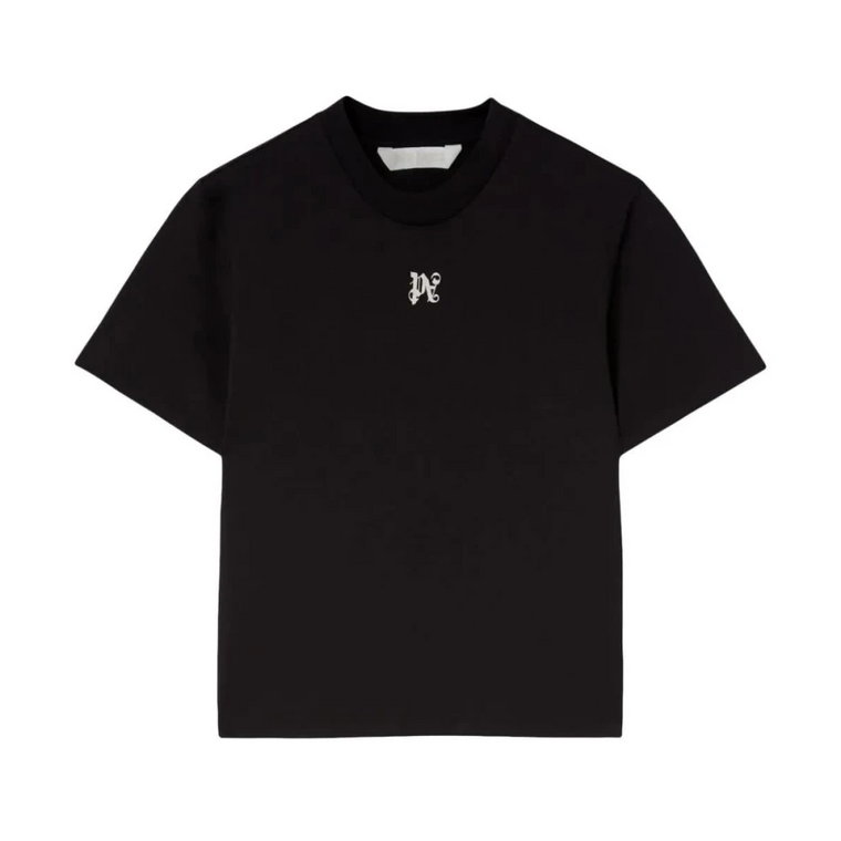 Czarna Monogram Fitted Tee Palm Angels