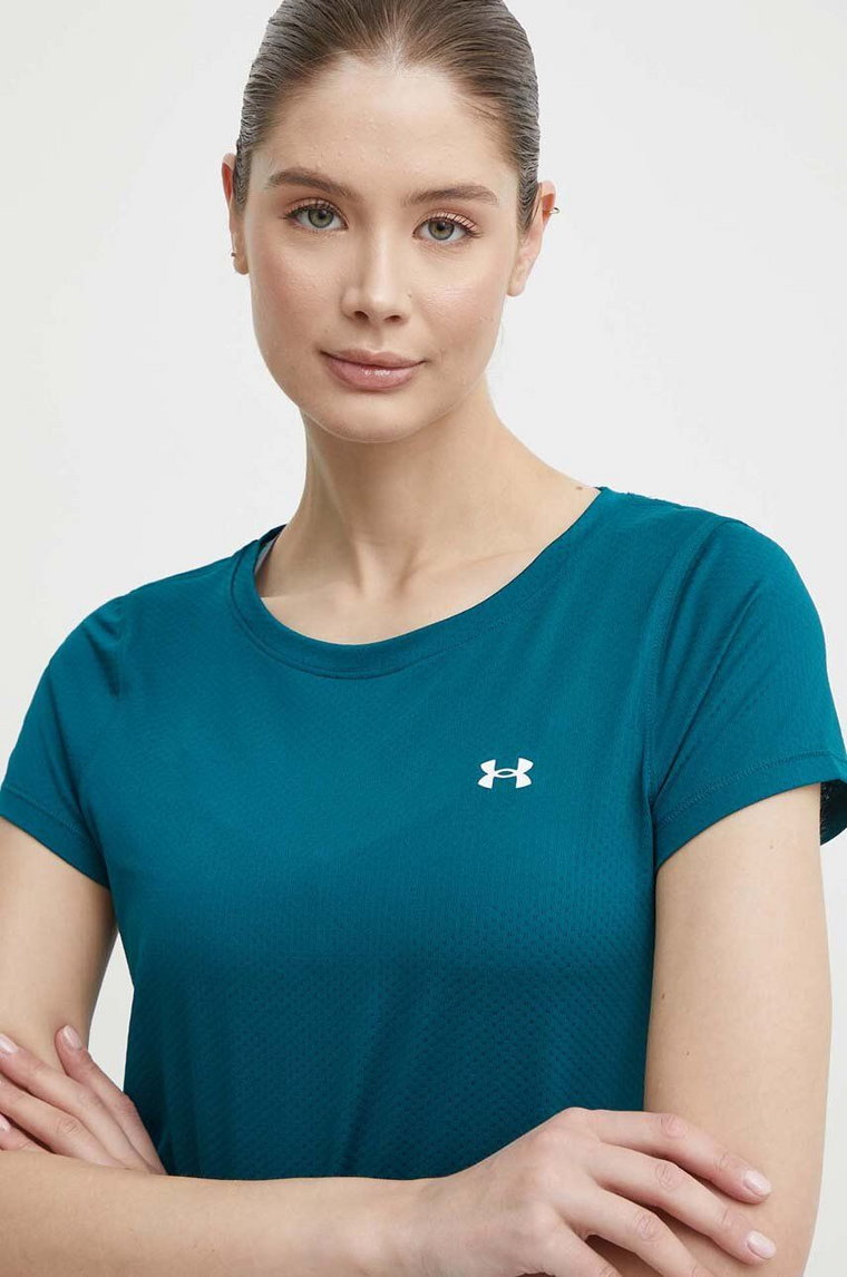 Under Armour t-shirt damski kolor zielony