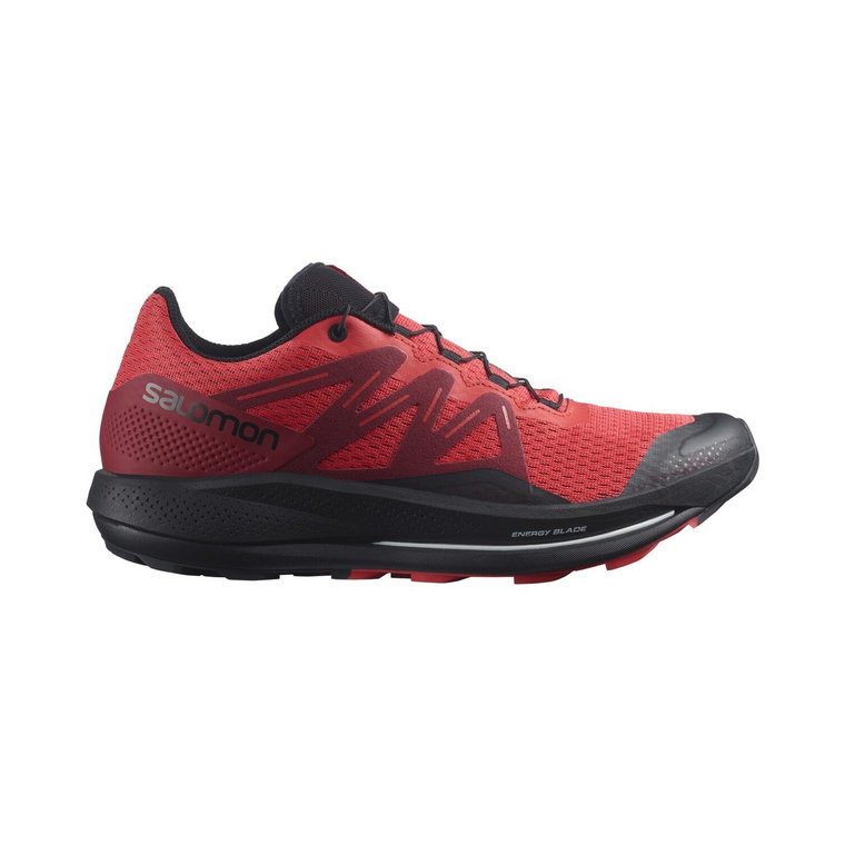 Męskie buty do biegania Salomon Pulsar Trail poppy red/biking red/black - 10,5