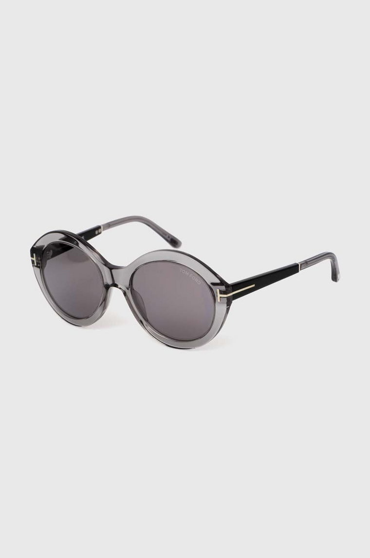 Tom Ford okulary przeciwsłoneczne damskie kolor szary FT1088_5520C