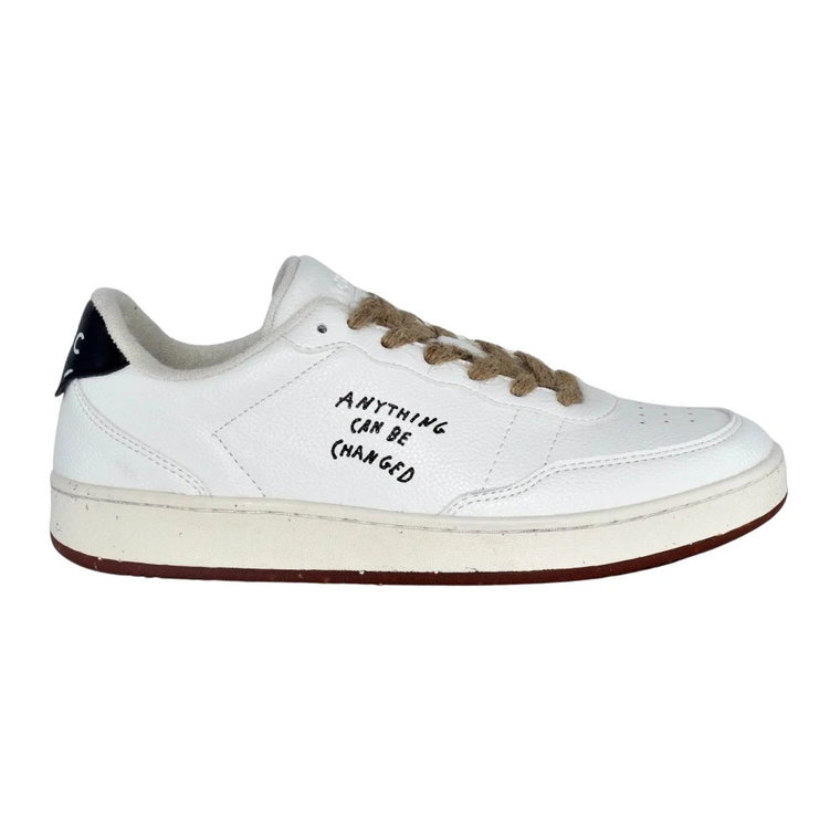 Białe płaskie buty - Stylowy model Acbc