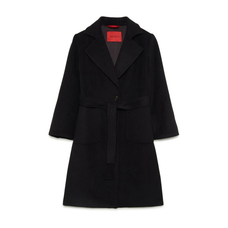 Czarne Płaszcze dla Kobiet Max & Co