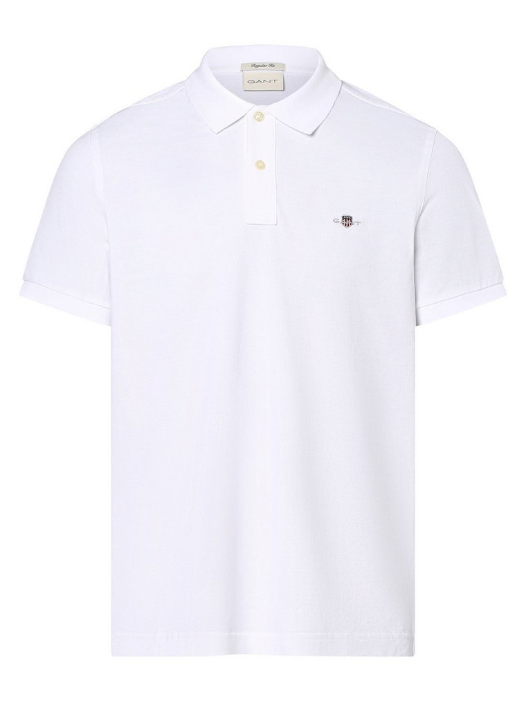 Gant - Męska koszulka polo, biały