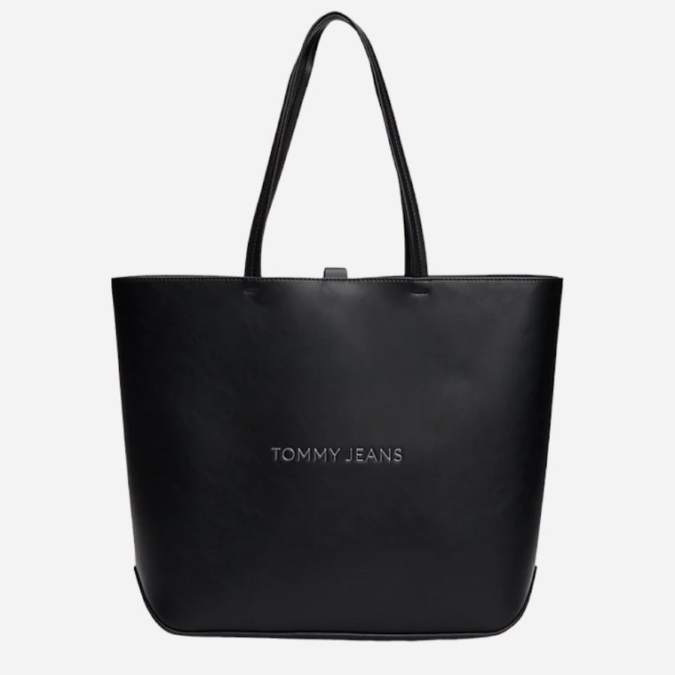 Torebka shopper damska Tommy Jeans AW0AW16271-BDS Czarna (8720636882277). Torebki