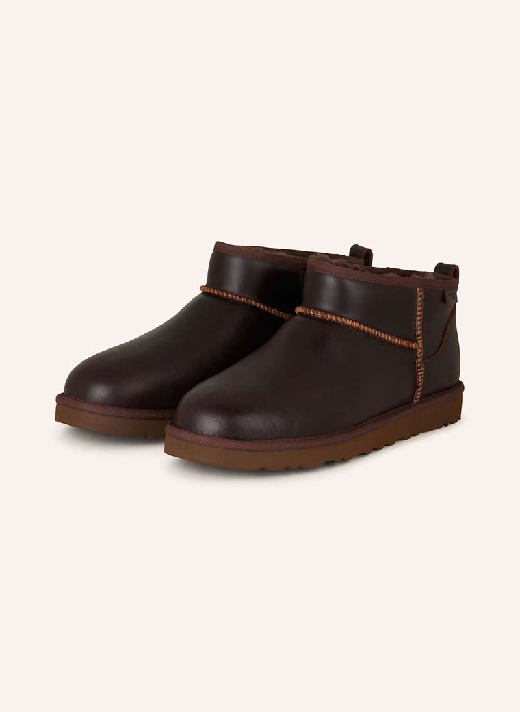 Ugg Botki Classic Ultra Mini braun