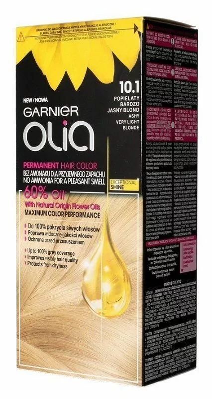 Garnier Olia East Mini Kit Popielaty Bardzo Jasny Blond 10.1 Farba do włosów,