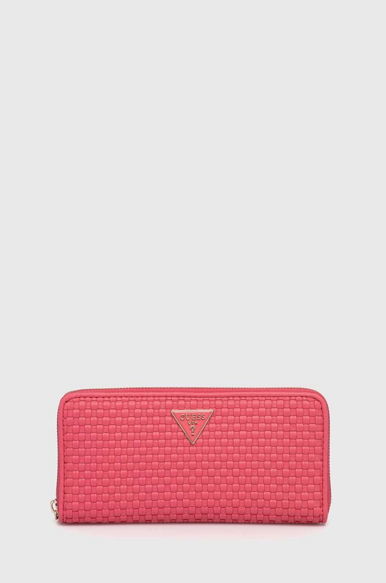 Guess portfel ETEL damski kolor różowy SWWW92 19460