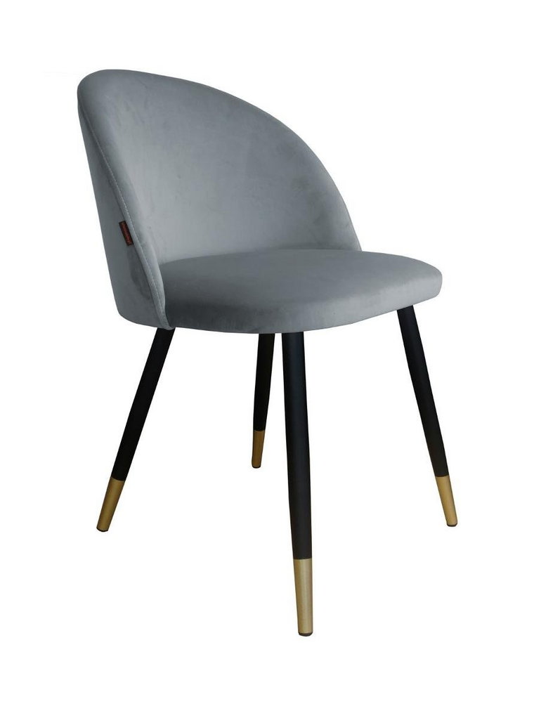 Krzesło ATOS Colin MG17, szaro-czarne, 76x57x44 cm