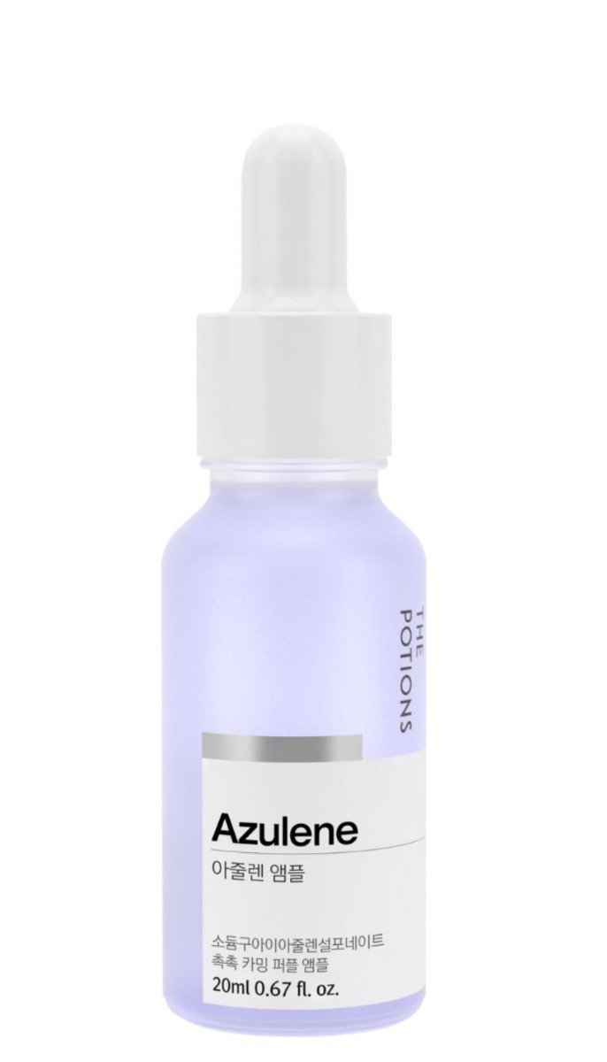 The Potions Azulene Ampoule Łagodzące serum do twarzy z azulenem 20ml