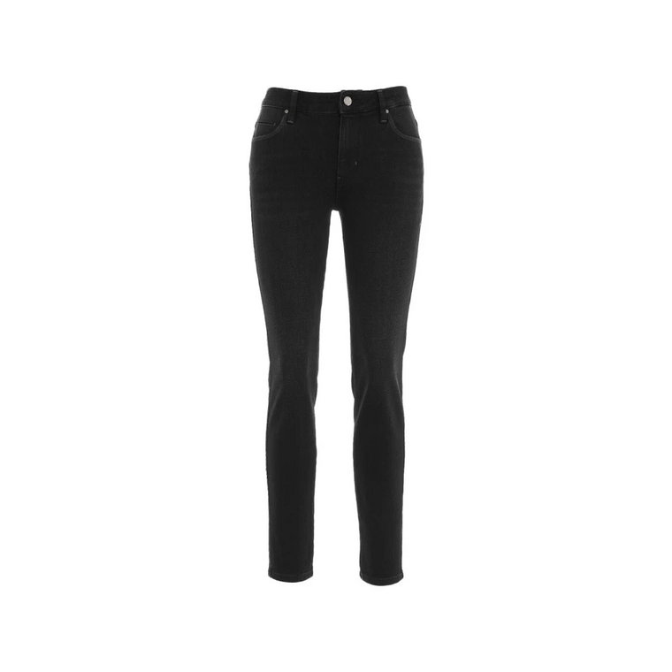 Czarne Skinny Jeans Aw23 - Odzież damska Guess