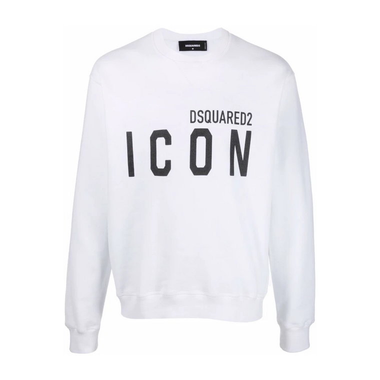 Biała bluza Icon Jersey Dsquared2