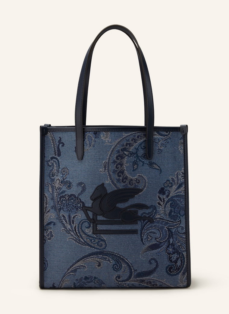 Etro Torba Shopper Love Trotter Medium blau